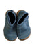 A Blue Slip Ons from Wheat in size 3T for boy. (Back View)