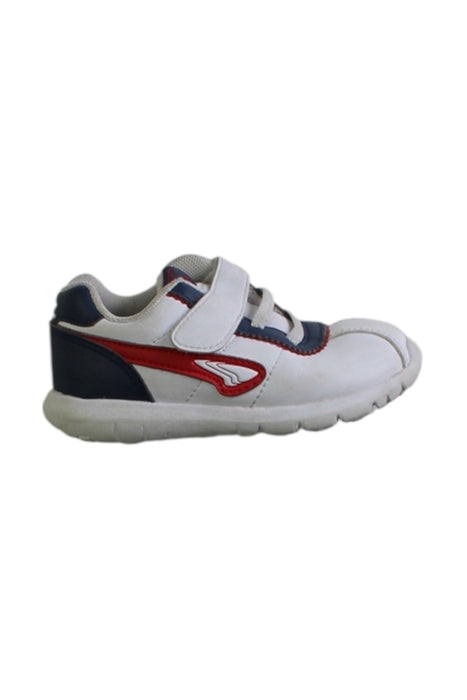 A White Sneakers from Dr. Kong in size 3T for boy. (Front View)