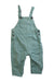 A Green Long Overalls from Seed in size 6-12M for neutral. (Front View)