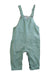 A Green Long Overalls from Seed in size 6-12M for neutral. (Back View)