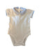 A Blue Short Sleeve Bodysuits from Jacadi in size 3-6M for boy. (Front View)