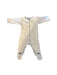 A White Onesies from Jacadi in size 0-3M for girl. (Front View)