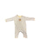 A White Long Sleeve Jumpsuits from Albetta in size 0-3M for boy. (Front View)