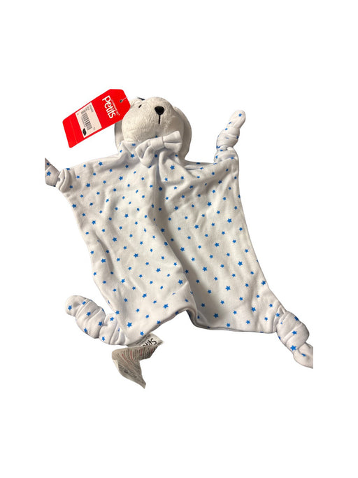 A White Safety Blankets from La Compagnie des Petits in size Newborn for neutral. (Front View)