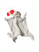A White Safety Blankets from La Compagnie des Petits in size Newborn for neutral. (Front View)