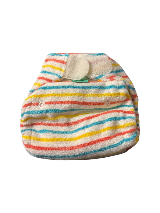 A Multicolour Cloth Diapers from TotsBots in size 0-3M for neutral. (Front View)