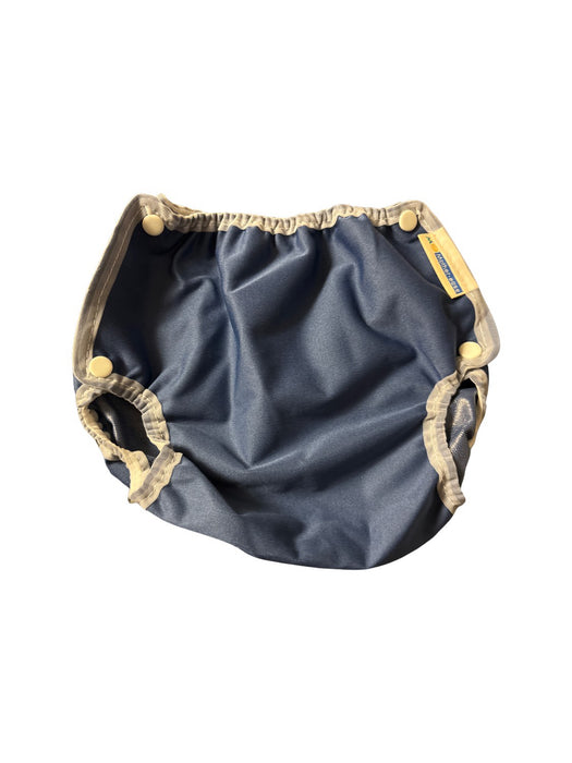 A Blue Cloth Diapers from Mother-ease in size 0-3M for neutral. (Front View)