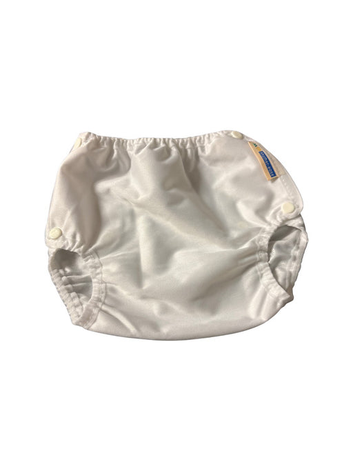 A White Cloth Diapers from Mother-ease in size 0-3M for neutral. (Front View)