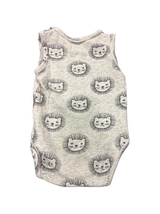 A Black Sleeveless Bodysuits from Seed in size Newborn for boy. (Back View)