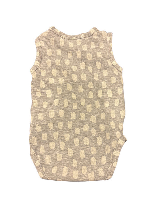 A Grey Sleeveless Bodysuits from Seed in size Newborn for neutral. (Back View)