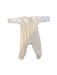 A White Onesies from Jacadi in size 0-3M for girl. (Back View)