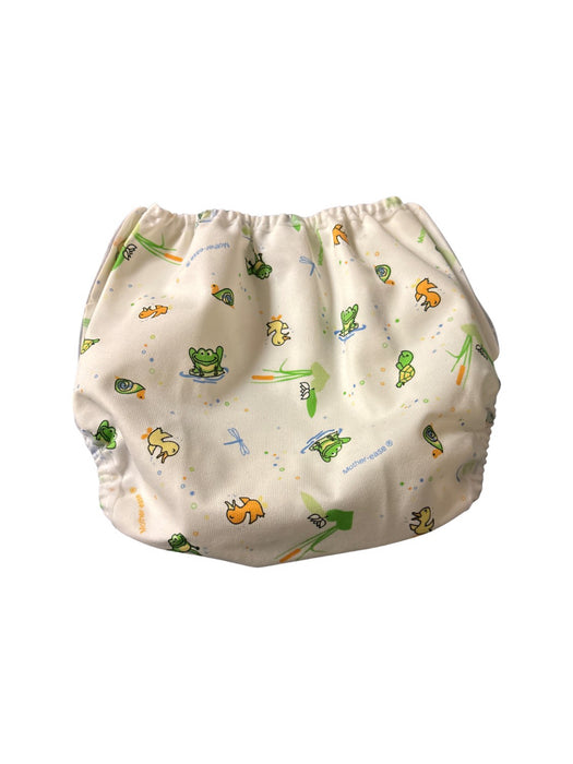 A White Cloth Diapers from Mother-ease in size 0-3M for neutral. (Back View)