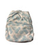 A Blue Cloth Diapers from TotsBots in size 0-3M for neutral. (Back View)