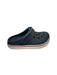 A Navy Slip Ons from Crocs in size 5T for neutral. (Back View)