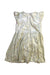 A Gold Sleeveless Dresses from Seed in size 5T for girl. (Back View)
