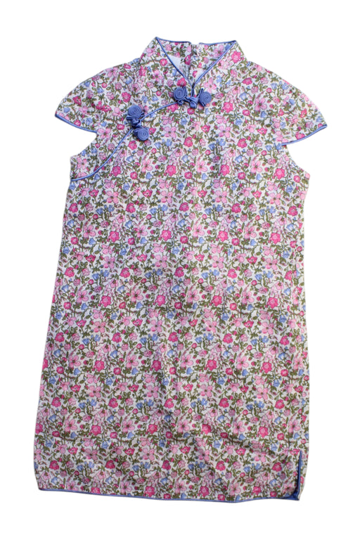 A Multicolour Short Sleeve Dresses from Little Valley in size 4T for girl. (Front View)