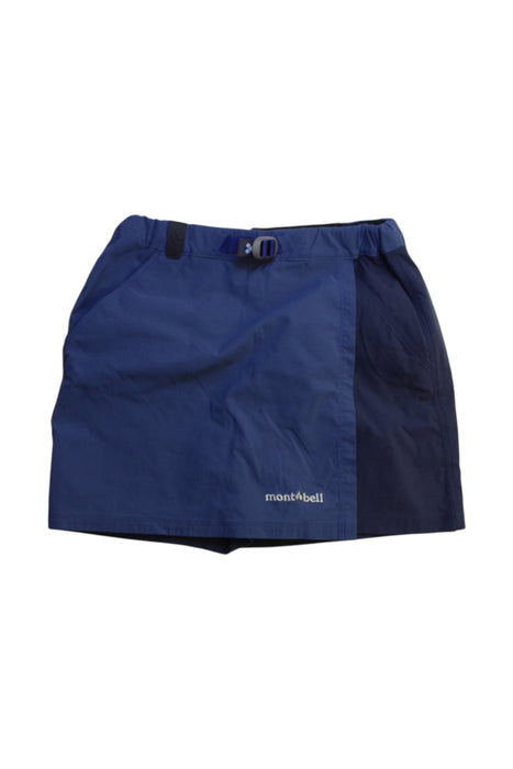 A Blue Skorts from Mont-bell in size 8Y for girl. (Front View)