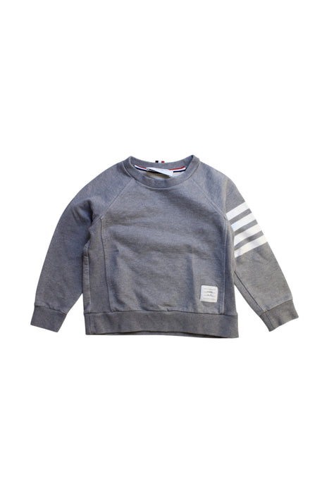 A Grey Crewneck Sweatshirts from Thom Browne in size 8Y for boy. (Front View)