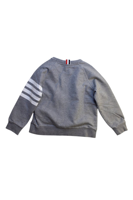 A Grey Crewneck Sweatshirts from Thom Browne in size 8Y for boy. (Back View)
