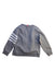 A Grey Crewneck Sweatshirts from Thom Browne in size 8Y for boy. (Back View)
