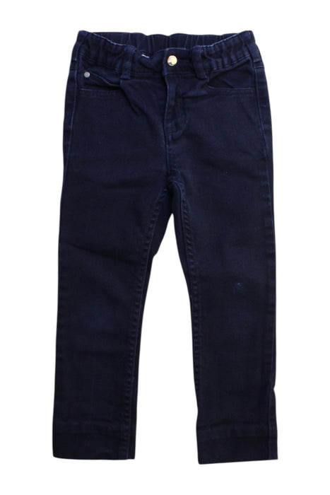A Navy Jeans from Jacadi in size 5T for boy. (Front View)