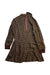 A Multicolour Long Sleeve Dresses from Burberry in size 10Y for girl. (Back View)