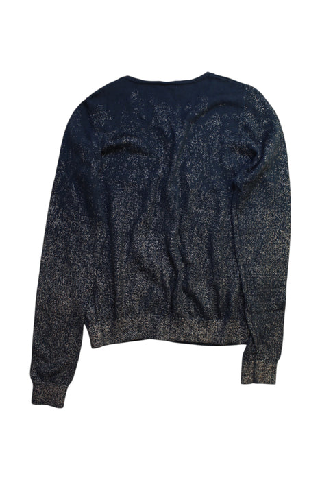 A Navy Cardigans from Bonpoint in size 14Y for girl. (Back View)