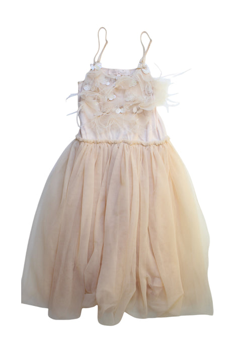 A Ivory Sleeveless Dresses from Tutu Du Monde in size 11Y for girl. (Front View)