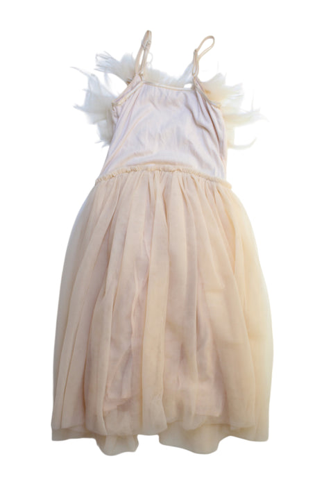 A Ivory Sleeveless Dresses from Tutu Du Monde in size 11Y for girl. (Back View)