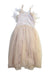 A Ivory Sleeveless Dresses from Tutu Du Monde in size 11Y for girl. (Back View)