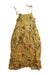 A Yellow Sleeveless Dresses from Excuse My French in size 10Y for girl. (Back View)