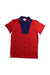 A Red Short Sleeve Polos from Gucci in size 12Y for boy. (Front View)