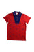 A Red Short Sleeve Polos from Gucci in size 12Y for boy. (Front View)