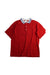 A Red Short Sleeve Polos from Gucci in size 12Y for boy. (Front View)