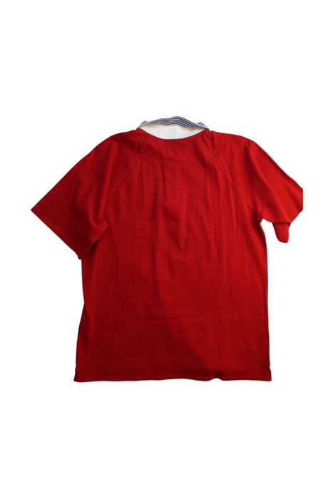A Red Short Sleeve Polos from Gucci in size 12Y for boy. (Back View)