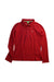 A Red Long Sleeve Polos from Boss in size 14Y for boy. (Front View)