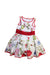 A Multicolour Sleeveless Dresses from Monnalisa in size 2T for girl. (Front View)