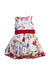 A Multicolour Sleeveless Dresses from Monnalisa in size 2T for girl. (Back View)