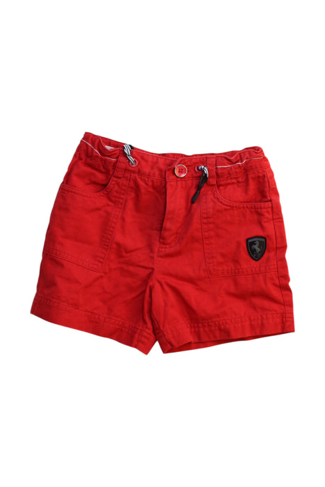 A Red Shorts from Ferrari in size 18-24M for boy. (Front View)