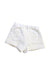 A White Shorts from Nicholas & Bears in size 12-18M for girl. (Front View)
