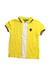 A Yellow Short Sleeve Polos from Ferrari in size 3T for boy. (Front View)