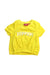 A Yellow Short Sleeve Tops from Ferrari in size 6-12M for girl. (Front View)