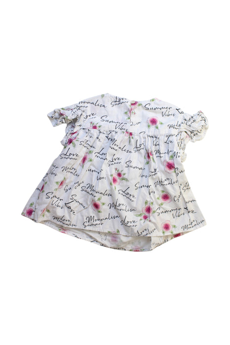 A Multicolour Short Sleeve Dresses from Monnalisa in size 3T for girl. (Back View)