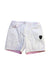 A White Shorts from Ferrari in size 2T for girl. (Front View)