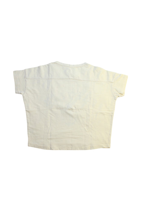 A Beige Short Sleeve T Shirts from Rylee + Cru in size 5T for girl. (Back View)