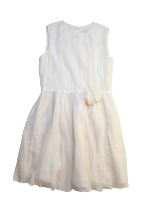 A Ivory Sleeveless Dresses from Crewcuts in size 14Y for girl. (Front View)