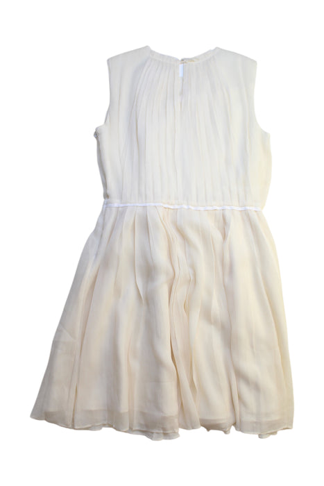 A Ivory Sleeveless Dresses from Crewcuts in size 14Y for girl. (Back View)
