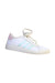 A White Sneakers from Adidas in size 10Y for girl. (Front View)