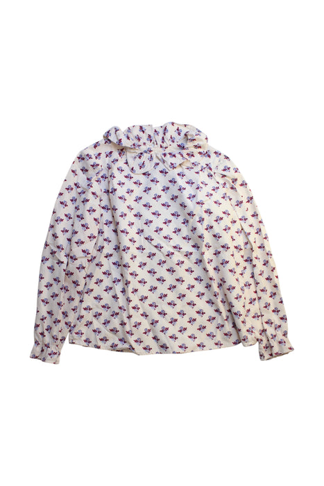 A White Long Sleeve Tops from Bonpoint in size 10Y for girl. (Front View)