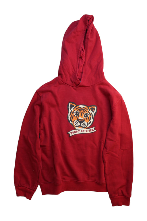 A Red Hooded Sweatshirts from Bonpoint in size 12Y for neutral. (Front View)